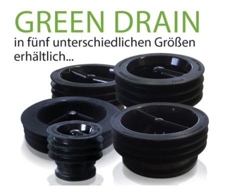 Bodenablauf Green Drain Urimat Modell Serie